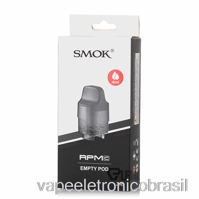 Vape Recarregável Smok Rpm C Pods De Substituição 4ml Rpm C Pods